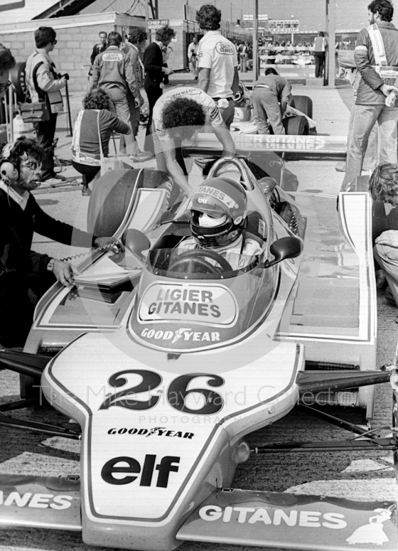 Jacques Laffite, Ligier JS11, Silverstone, British Grand Prix 1979.
