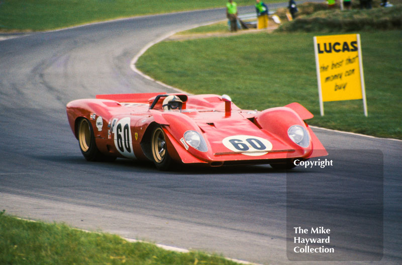 Chris Amon, Ferrari 312P, Brands Hatch, BOAC 500, 1969.
