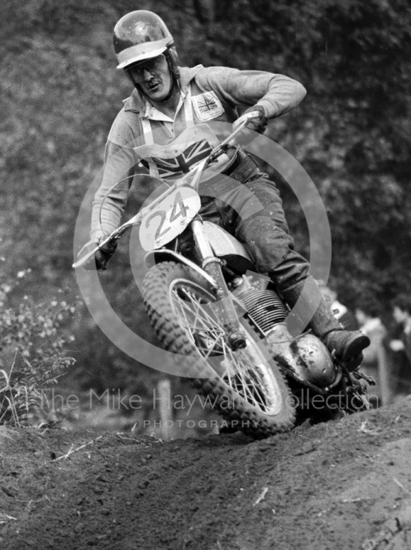 Vic Eastwood, BSA 500, 1965 Motocross Grand Prix, Hawkstone.
