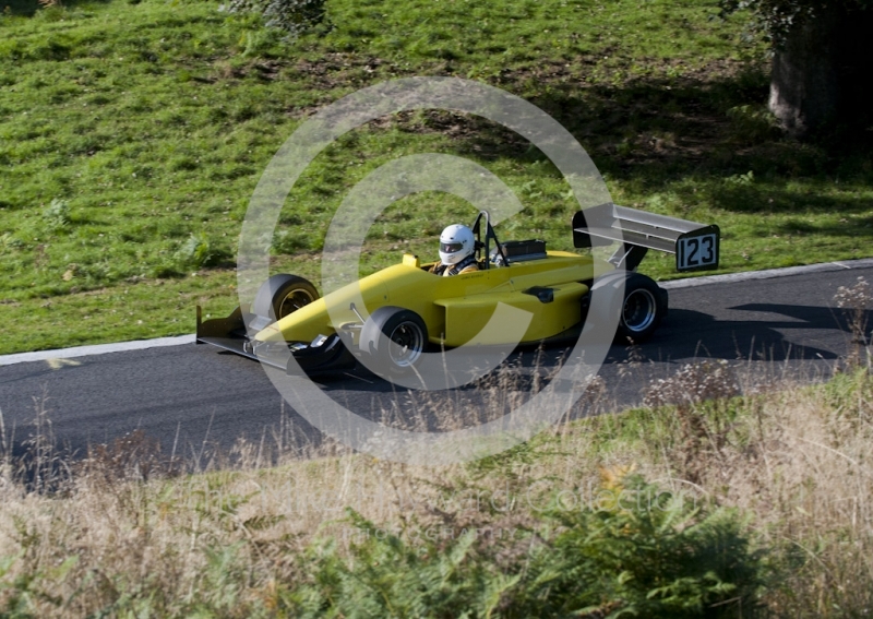 George Bleasdale, Pilbeam MP88, Hagley and District Light Car Club meeting, Loton Park Hill Climb, September 2013. 