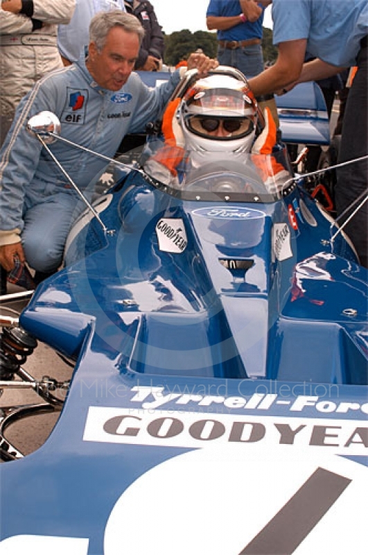 Jackie Stewart and John Delane, Tyrrell 001, Oulton Park Gold Cup, 2003