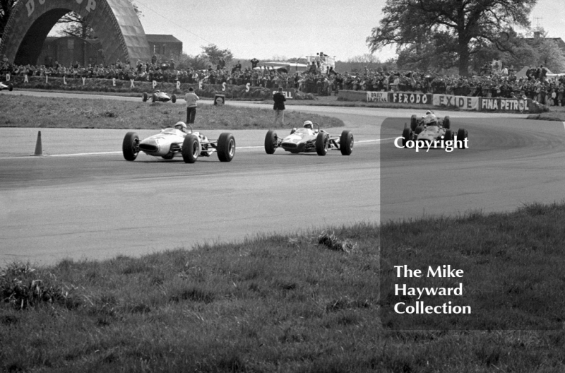 Harry Stiller, Brabham BT16, Silverstone International Trophy, 1966.
