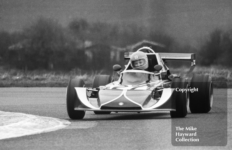 Ian Taylor, GRD 375, 1975 BARC Super Visco F3 Championship, Thruxton.
