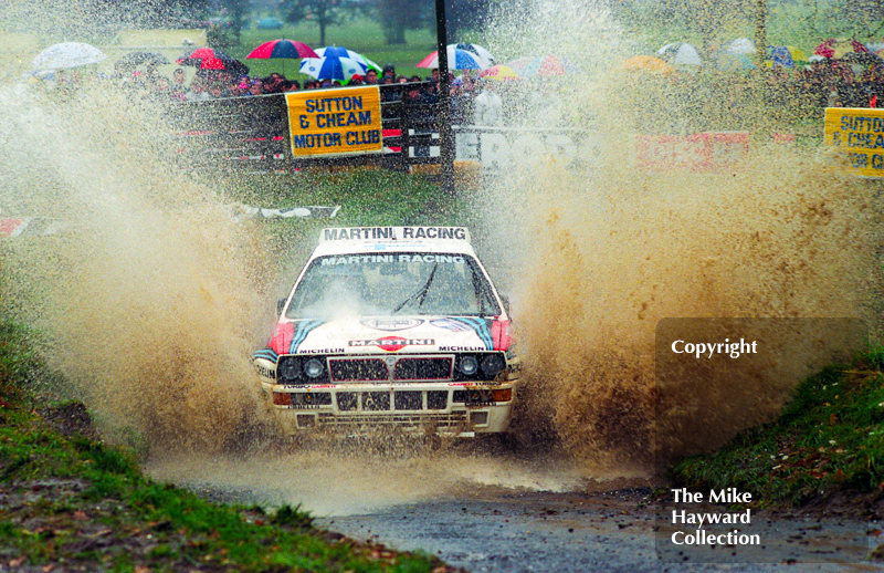 Juha Kankkunen/Juha Piironen, Martini Lancia Delta HF Integrale, 1992 RAC Rally, Weston Park