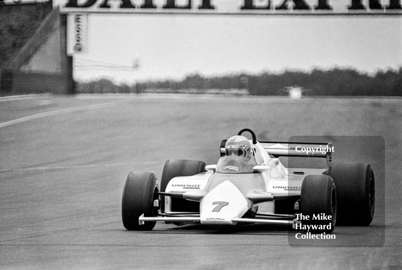 John Watson, McLaren MP4, Silverstone, 1981 British Grand Prix.
