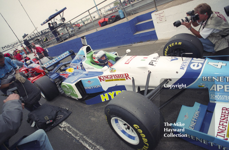 Gerhard Berger, Benetton Renault B196, Silverstone, British Grand Prix 1996.
