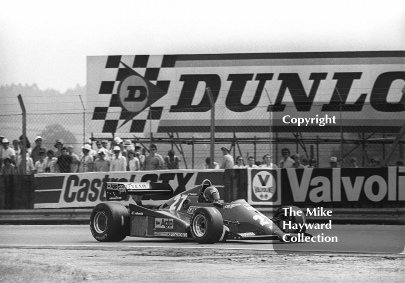 Patrick Tambay, Talbot Ligier JS17, Silverstone, 1983&nbsp;British Grand Prix.
