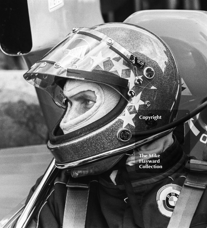 Hans Stuck, Jagermeister Team March 752 BMW M12, Thruxton, Easter Monday 1975.
