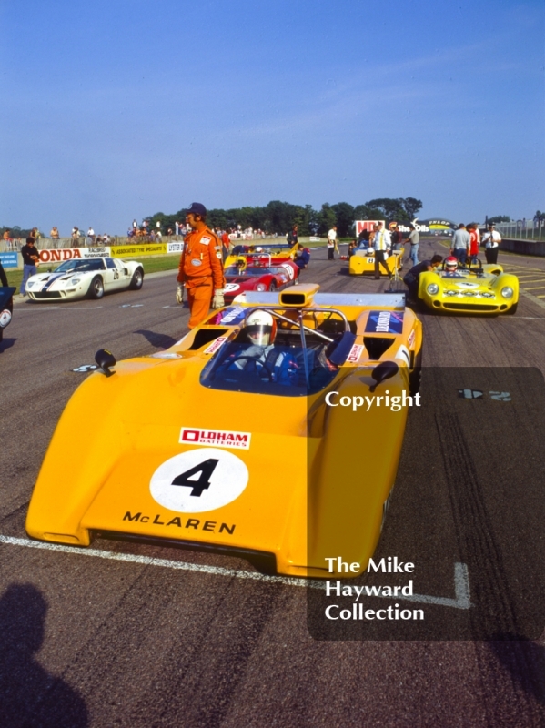 McLaren M8D Chevrolet, Atlantic Computer Historic GT Championship, Donington, August, 1983.
