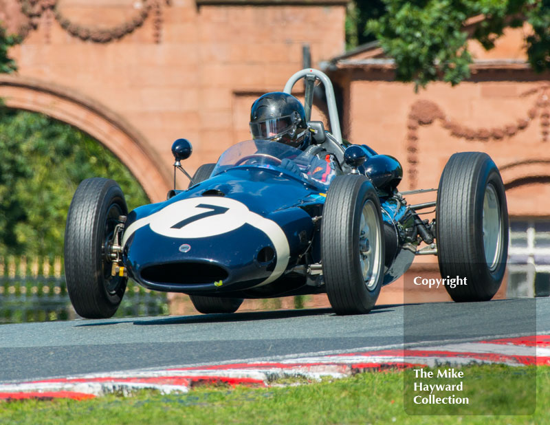 Paul Griffin, Cooper T51, HGPCA Race for Pre 1966 Grand Prix Cars, 2016 Gold Cup, Oulton Park.
