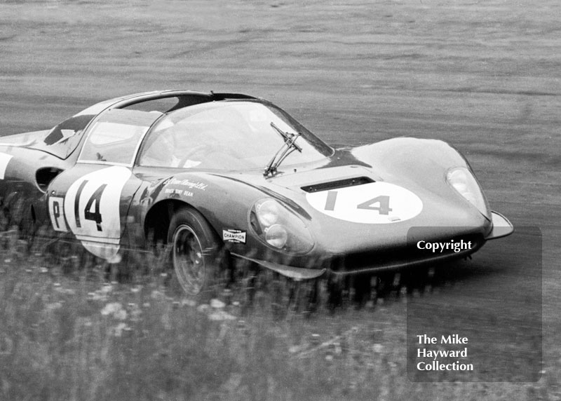 Tony Dean, Ferrari Dino 206, Oulton Park, Tourist Trophy 1968.
