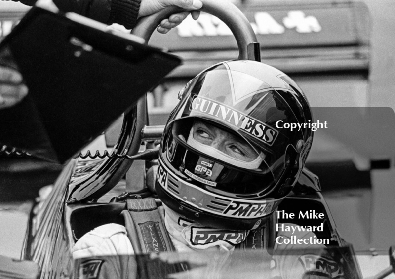 Derek Daly, Guinness March 811, Silverstone, British Grand Prix 1981.
