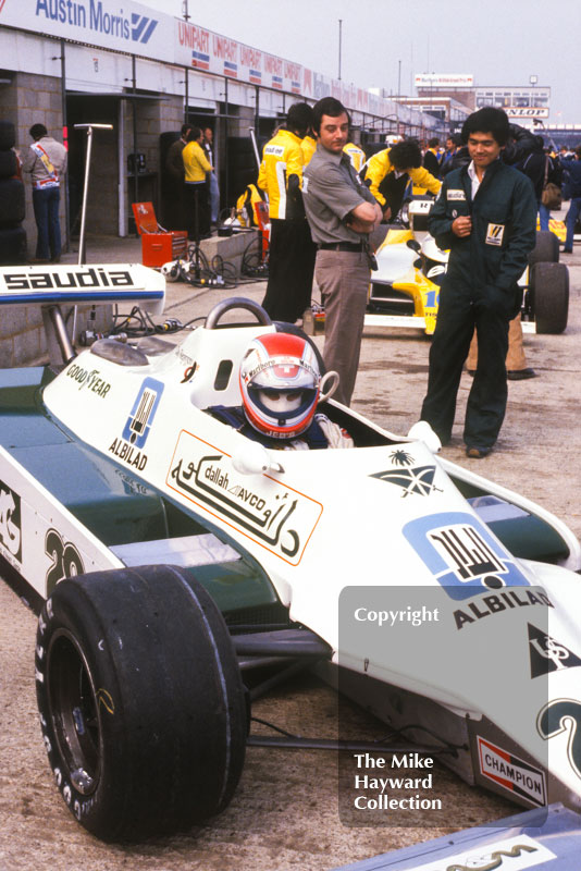 Clay Regazzoni, Williams FW07, Silverstone, 1979 British Grand Prix.
