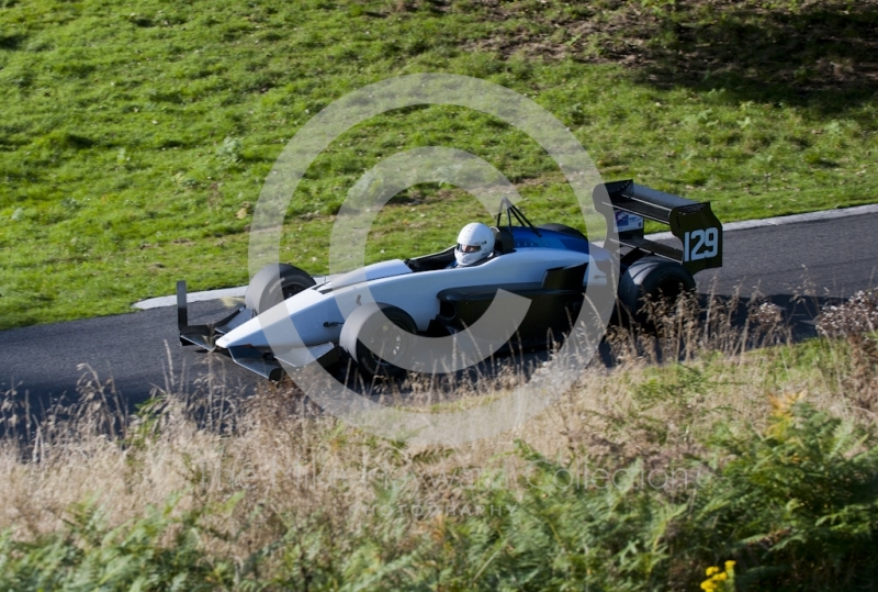 Paul Haimes, Gould GR59, Hagley and District Light Car Club meeting, Loton Park Hill Climb, September 2013. 