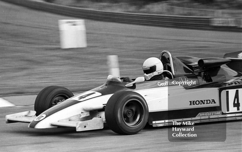 Geoff Lees, Ralt RH6/81, on the way to victory, John Howitt F2 Trophy, Donington, 1981
