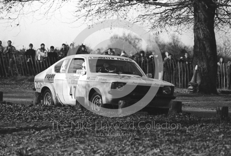 Jose Lareppe/Joseph Lambert (DZB 162), Opel Kadette GT/E, 1983 Lombard RAC Rally, Sutton Park
