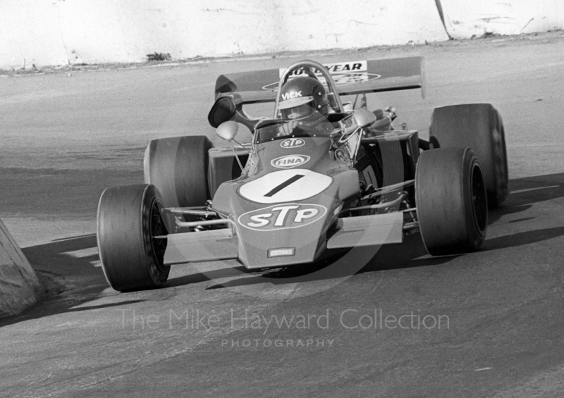 Ronnie Peterson, STP March 722-17, Mallory Park, Formula 2, 1972.
