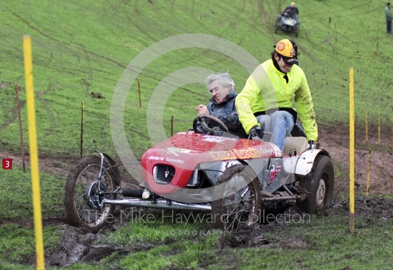 Competitors tackle one of the hills, 2000 Geoff Taylor Memorial Trial.