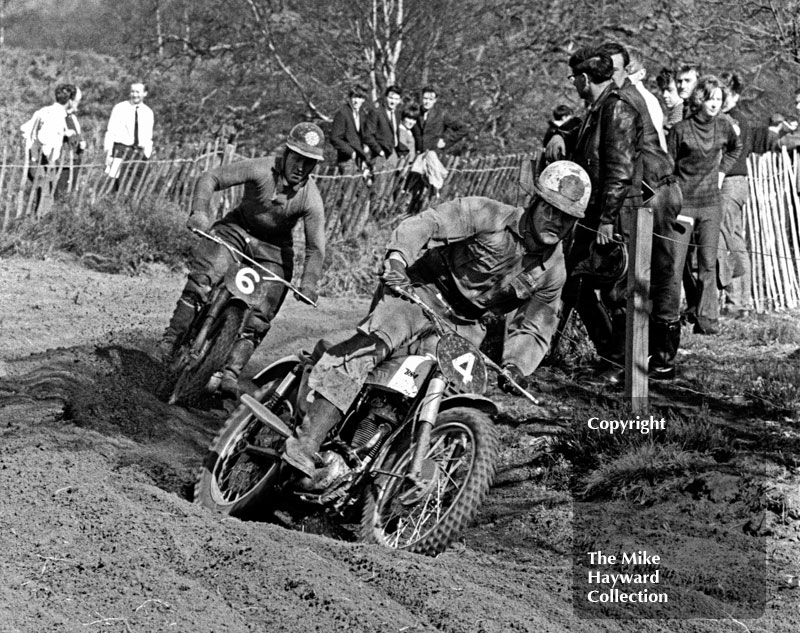 Jeff Smith, BSA, Hawkstone 1965.
