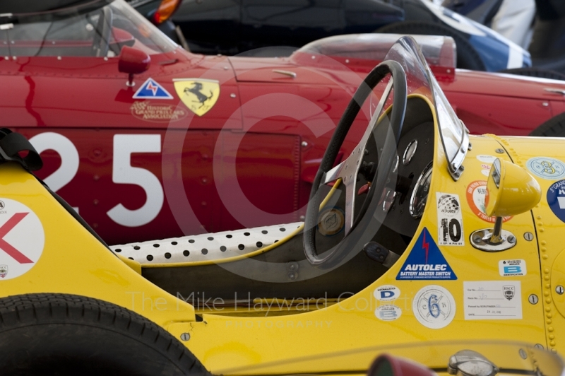 Connaught A4 cockpit, Silverstone Classic 2010