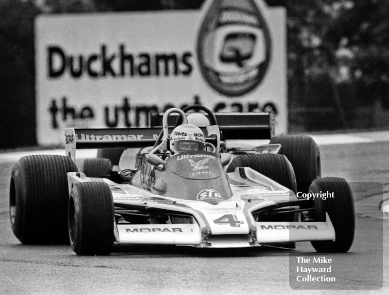 Guy Edwards, Mopar Ultramar Fittipaldi F5A, 1979 Aurora AFX British F1 Championship, Donington Park
