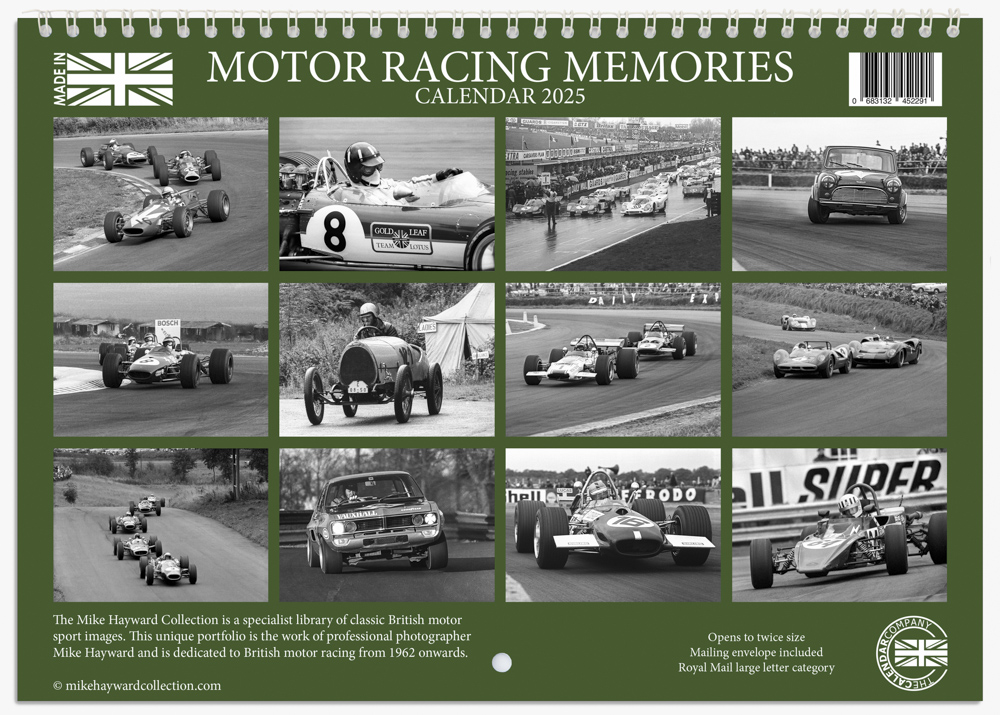 Motor Racing Memories 2024 Calendar The Mike Hayward Collection