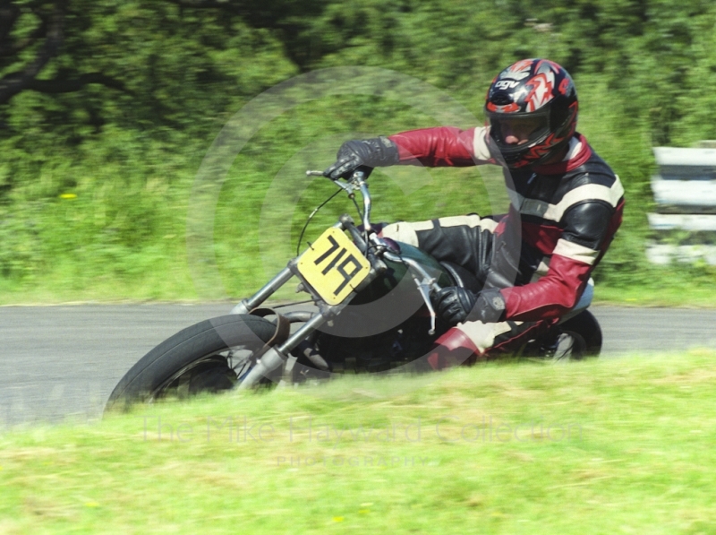 Guy Ursell, BSA A10, Hagley and District Light Car Club meeting, Loton Park Hill Climb, July 2000.