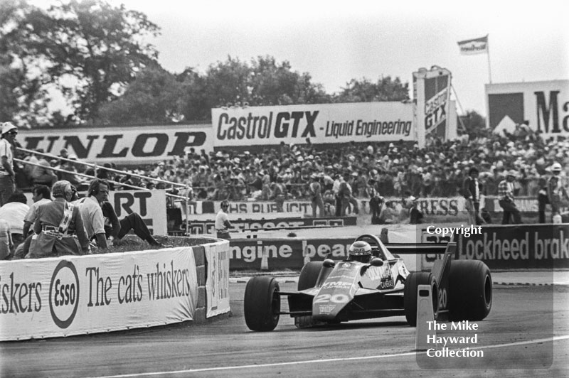 Keke Rosberg, Wolf WR7, Silverstone, 1979 British Grand Prix.
