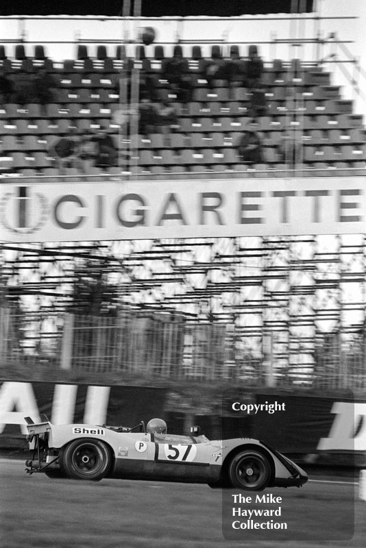 Gijs van Lennep/Hans Laine, Porsche 908, 1970 BOAC 1000k, Brands Hatch.
