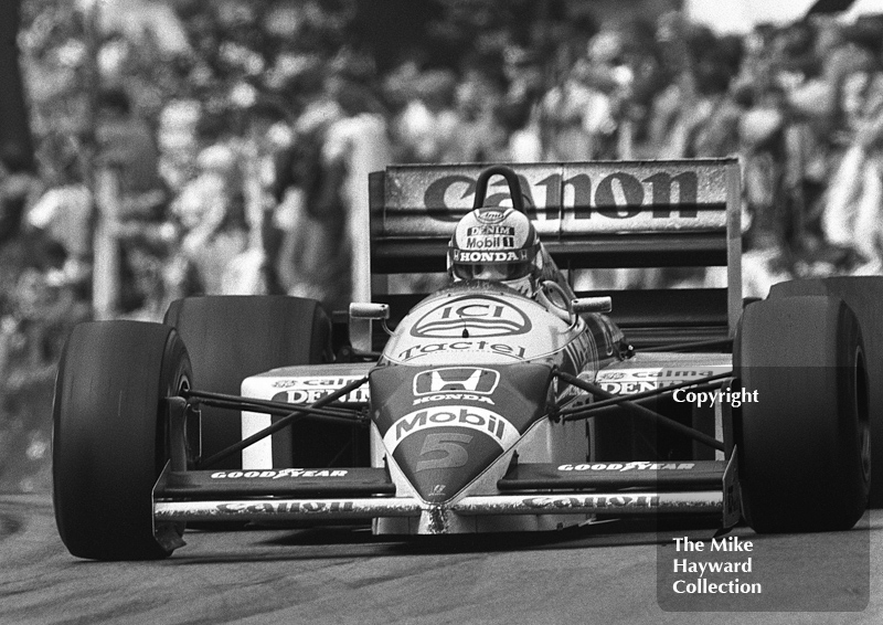 Nigel Mansell, Williams Honda FW11, Brands Hatch, British Grand Prix 1986.