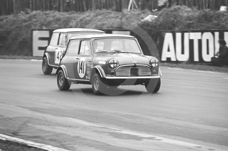 Alec Poole, Equipe Arden Mini Cooper S 970, Rob Cooper, Mini Cooper S 970, Brands Hatch, Race of Champions meeting 1969.
