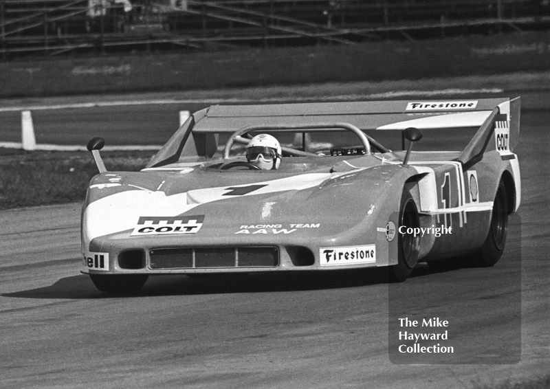 Leo Kinnunen, AAW Racing Team Porsche 917/10, Silverstone, Super Sports 200 1972.