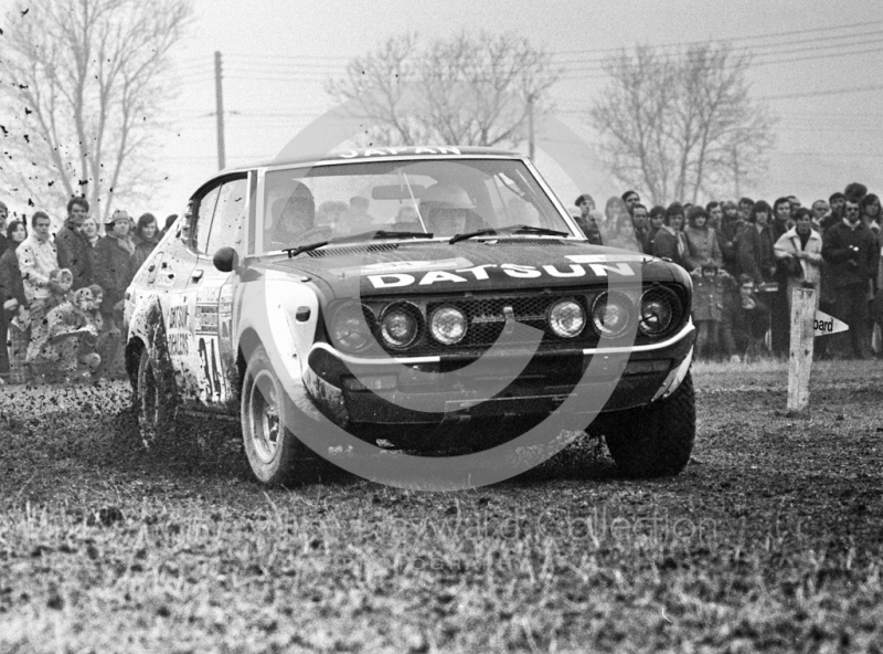 Paul Faulkner/Monty Peters, Datsun Violet, 1974 RAC Rally
