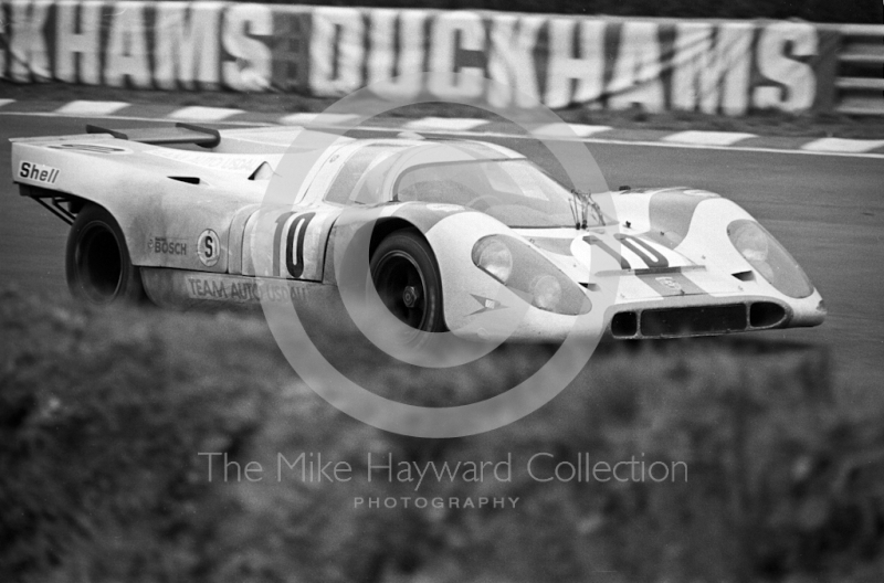 Willy Kauhsen/Renihold Jost,&nbsp;Porsche 917K, BOAC 1000 kms, Brands Hatch, 1971.
