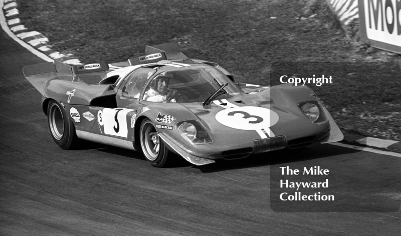 Mike Parkes/Herbert Muller, Ferrari 512S, Brands Hatch BOAC 1000k 1970.
