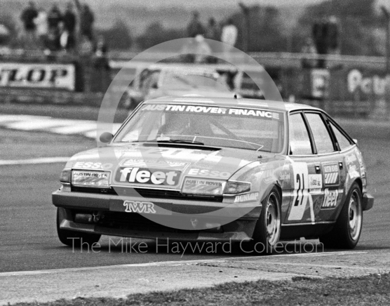 Steve Soper, Armin Hahne, Rover Vitesse at Copse Corner, Istel Tourist Trophy, European Touring Car Championship, Silverstone, 1984
