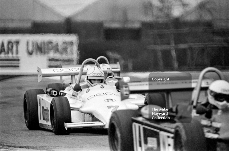 Philippe Lambert, Ralt RT3, Toyota, FISA European Championship, Donington Park, 1981.
