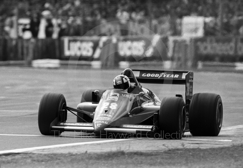 Stefan Johansson, Ferrari 156/85, British Grand Prix, Silverstone, 1985
