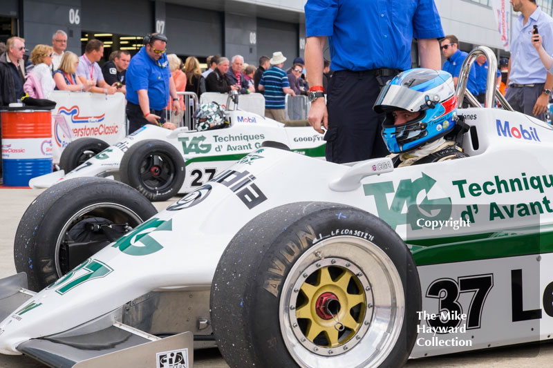 Christophe d'Ansembourg, Williams FW07, Mike Wrigley, Williams FW07, 2016 Silverstone Classic.
