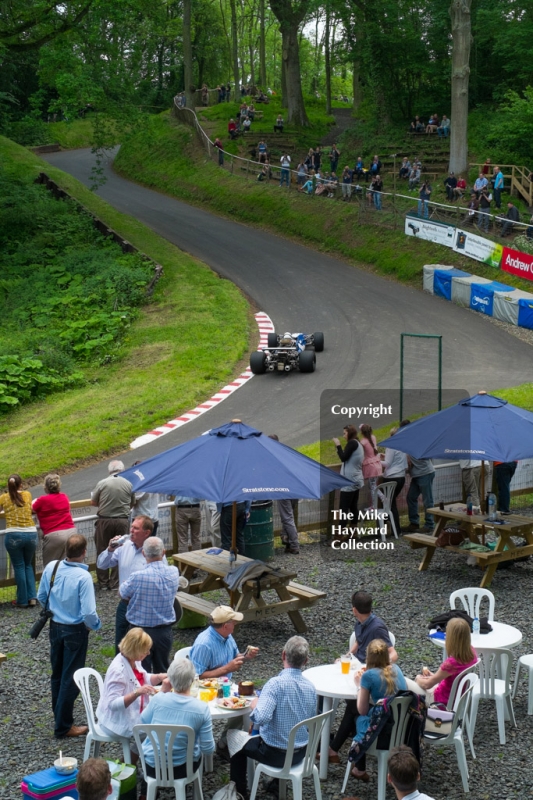 Spectators at the esses, Shelsley Walsh Hill Climb, June 1st 2014. 