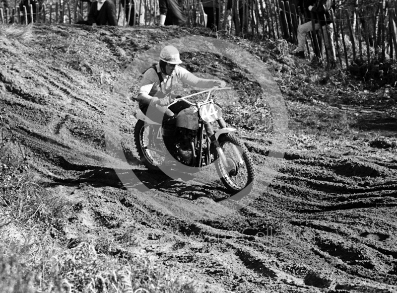 Berne Andrews, 500cc BSA, Hawkstone Park, March 1965.