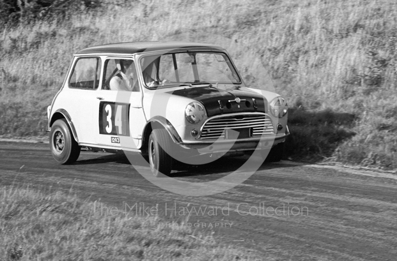 J Francis, Mini Cooper S, Loton Park, September 1968.