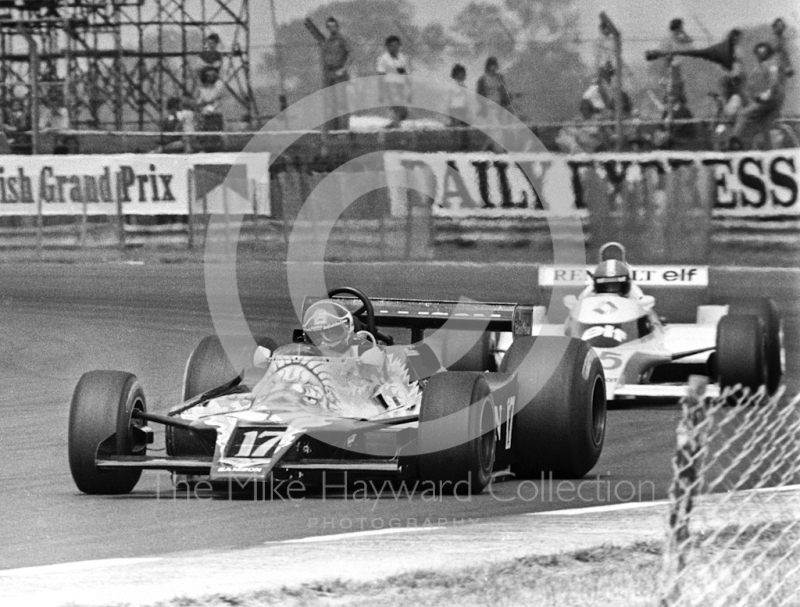 Jan Lammers, Shadow DN9B, Silverstone, British Grand Prix 1979.
