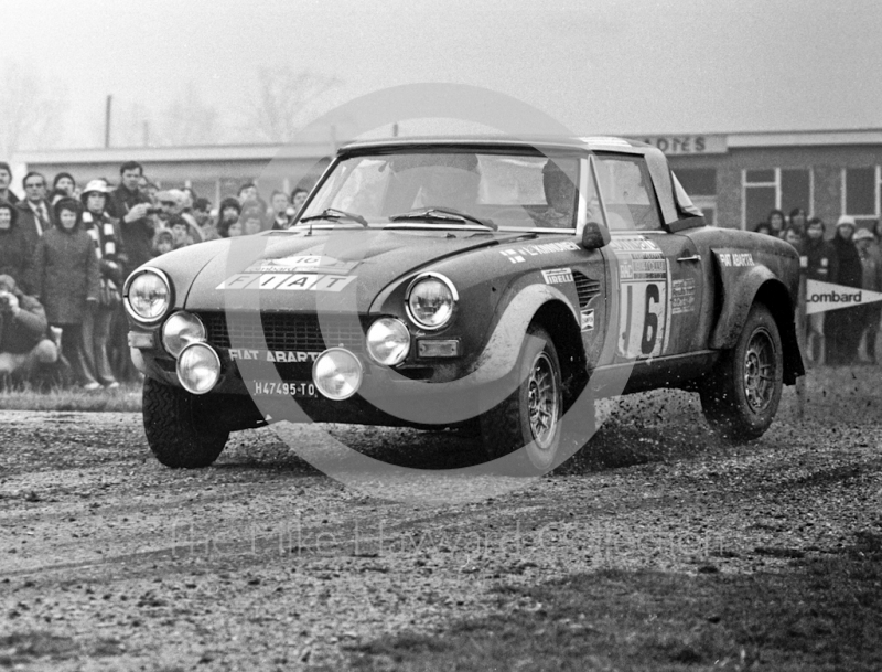 Leo Kinnunen/Atso Aho, Fiat 124 Abarth Spyder, K85989 T0, 1974 RAC Rally
