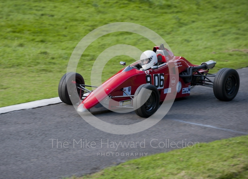 Nicola Deardon, Van Diemen RF91, Hagley and District Light Car Club meeting, Loton Park Hill Climb, September 2013. 