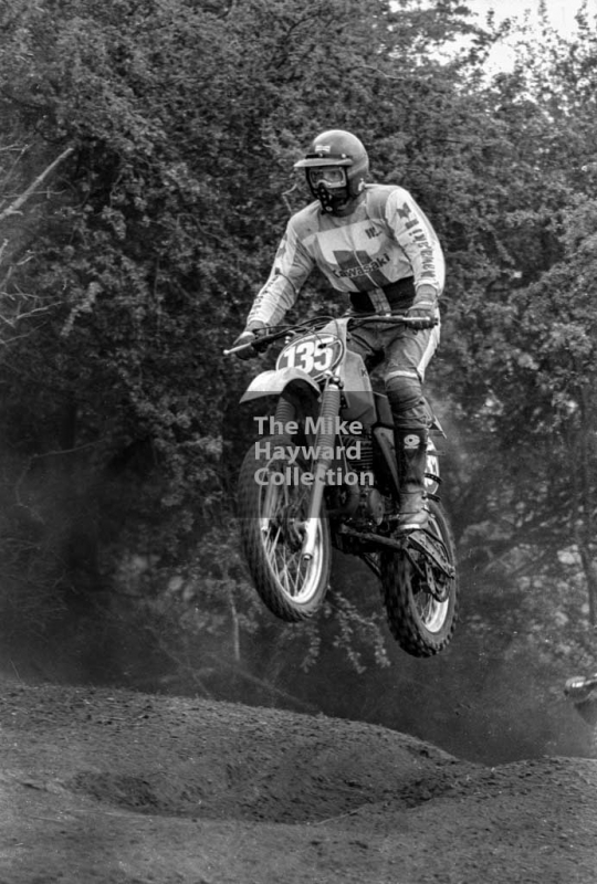 Airborne scrambler, Sutton Nomads' motocross, Dosthill, Tamworth.