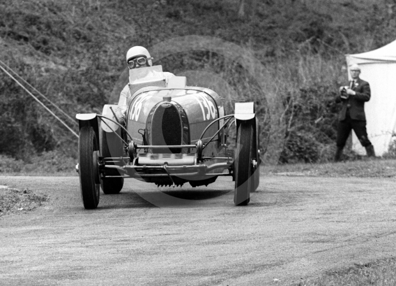 Bugatti, Newton Oil Trophy Meeting, Prescott Hill Climb, September 1967. 