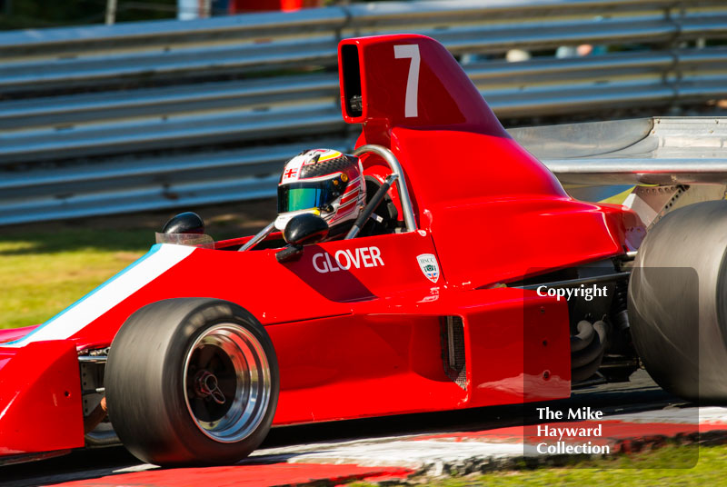 Neil Glover, F5000 Chevron B37, Dereky Bell Trophy Race, Oulton Park, 2016 Gold Cup.
