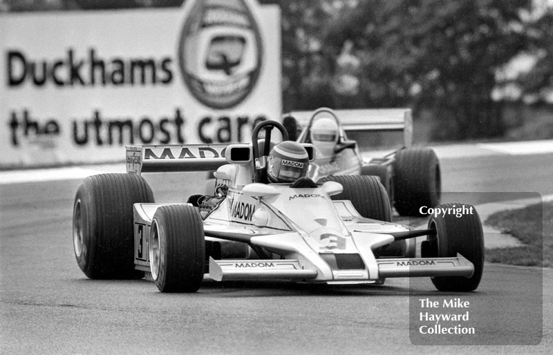 Emilio De Villota, Madom F1 Lotus 78, 1979 Aurora AFX F1 Championship, Donington&nbsp;Park.

