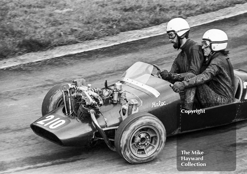 M Duncan, D Vernon, Halec, 43rd JAP, National Open meeting, Prescott Hill Climb, 1972.